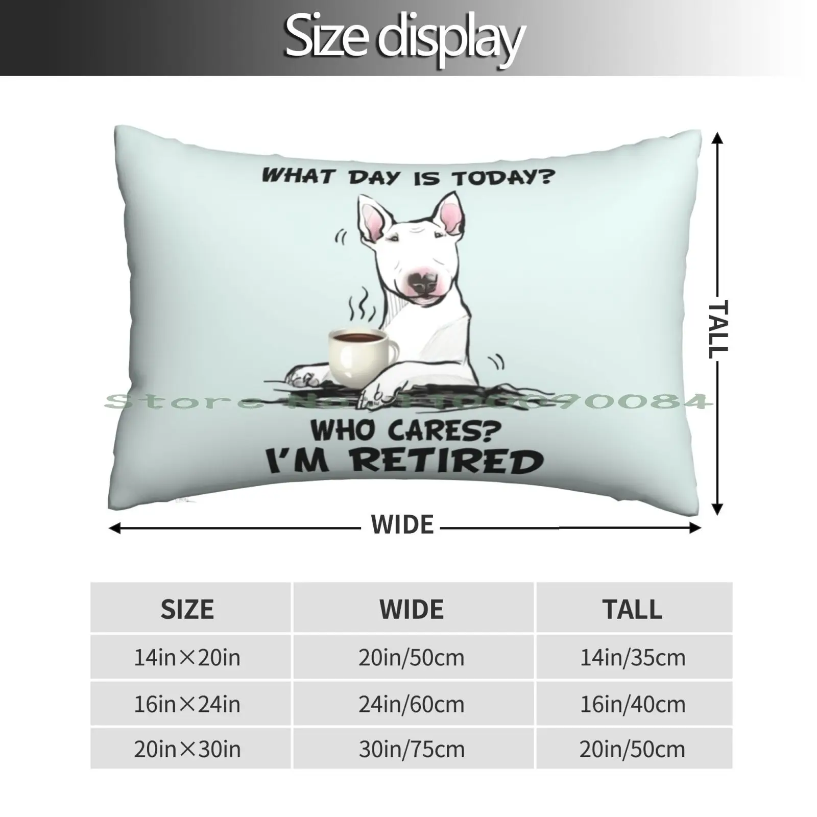 Bull Terrier I Am Retired Pillow Case 20x30 50*75 Sofa Bedroom Hayabusa Gsx1300r Hayabusa Motorcycle Motorbike Gsxr Gsx R125