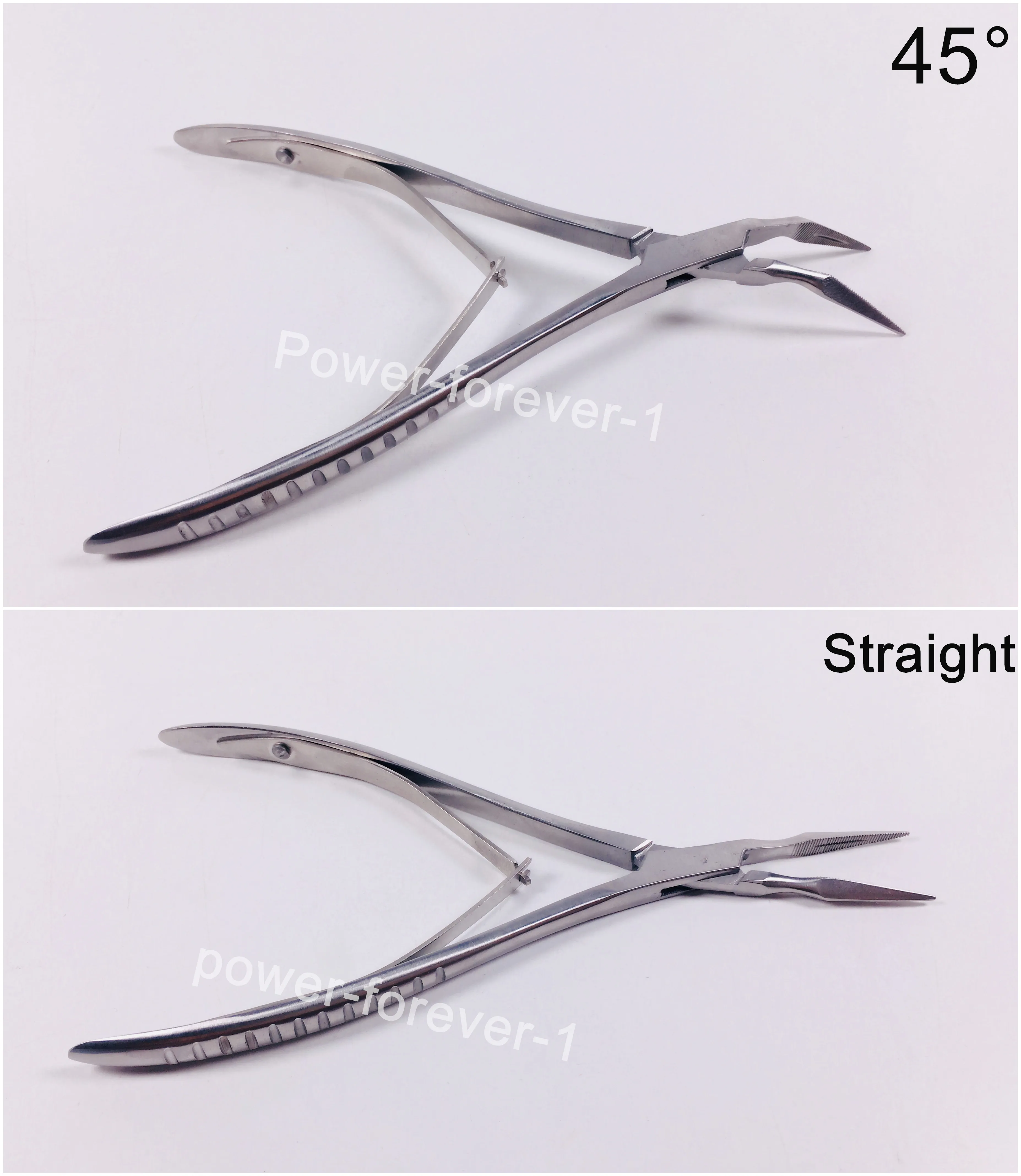 Dental Manual Tooth Extraction Elevator Root Forceps Residual Fragment Pick Up Plier Forceps LS Straight Curved