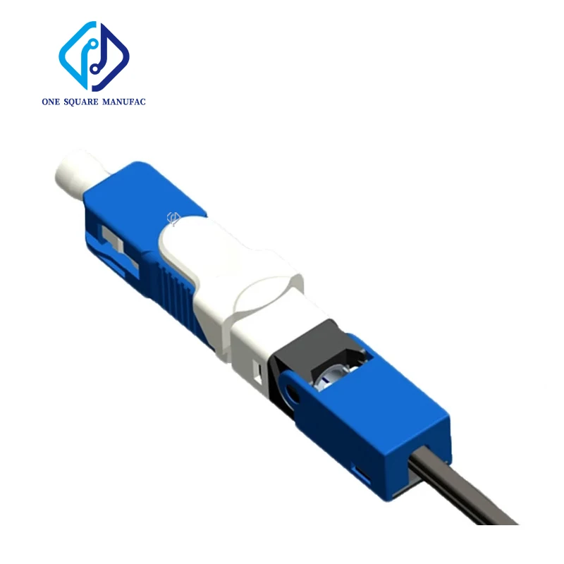 Conector rápido de fibra óptica Ftth, modo frio e único, 0.3db apc/upc za esc250d sc/apc 8802-tlc/3, 10 pcs/lot