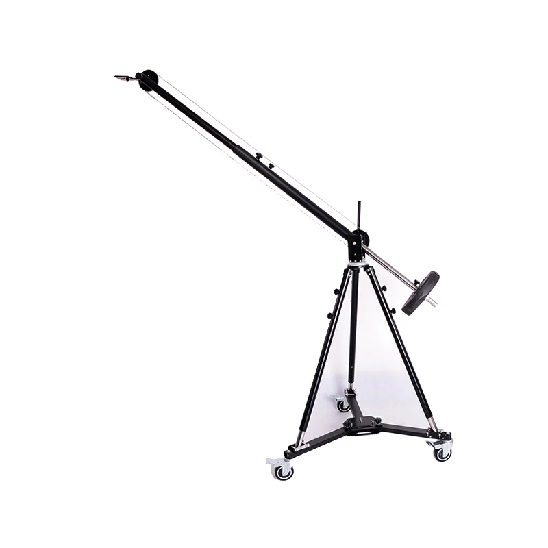 Professional Universal Folding 3 Wheels Dolly + Tripod For Crane Jib Camera Car Trackless Trolley