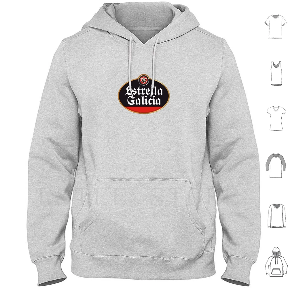 Sekolambemu Hoodie Long Sleeve Estrella Galicia Estrella Galicia 1906 Estrella Galicia 2018 Estrella Galicia Fabrica