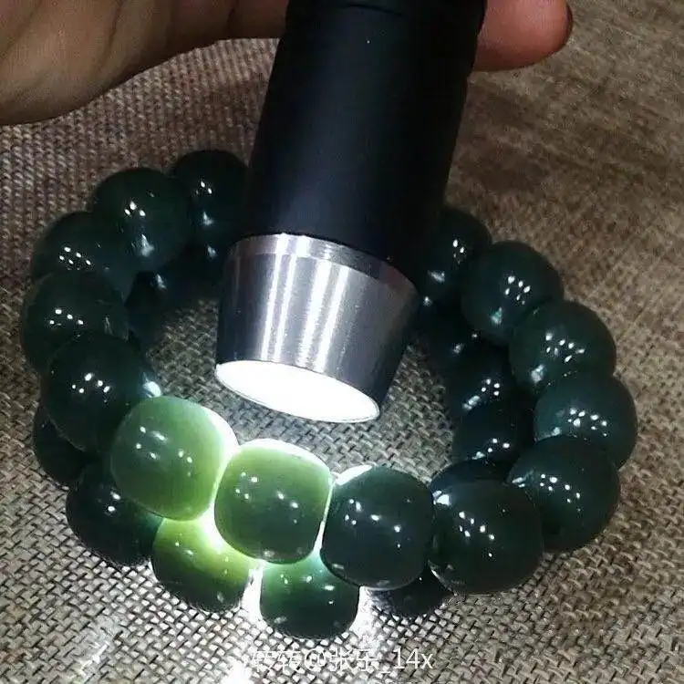 Naturalny hetian czarny bransoletka z zielonego jadeitu bransoletka koraliki jadite bransoletki z jadeitu jade biżuteria świąteczna bransoletka 13*14mm