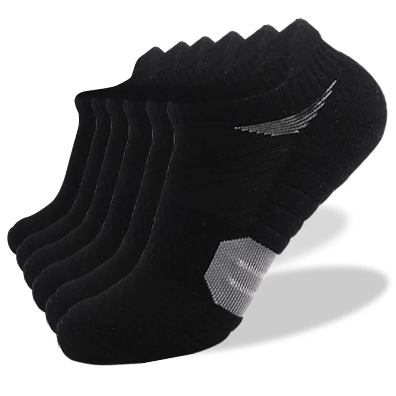 Athletic Running Socks for Men Women Cushioned Sports Ankle Socks Low Cut Socks Outdoor Breathable Moisture Wicking 6 Pairs