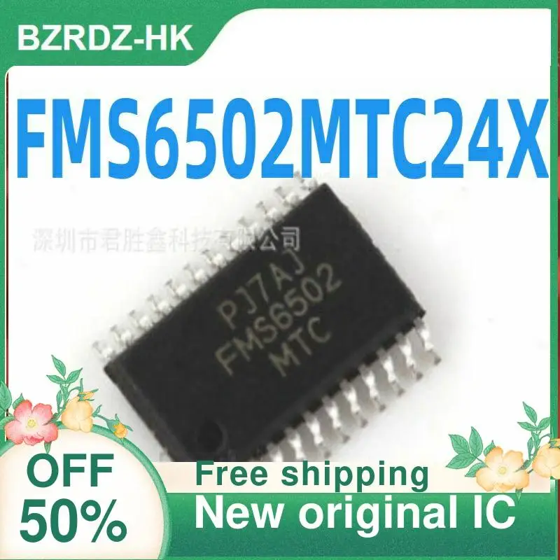 Fms6502mtc24x,TSSOP-24,fms6502,TSSOP-24, 10個