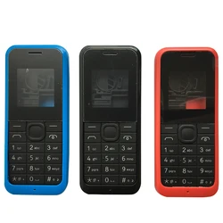 ZUCZUG New Plastic Full Housing For Nokia 1134 Full Complete Mobile Phone Housing Cover Case+Keypad+Front Frame+Logo