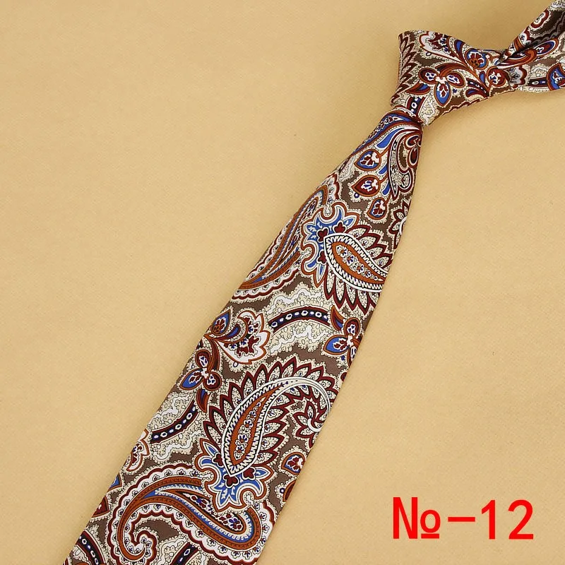 Neue Designs Klassische Seide Männer Tie Floral Plaid 9cm Rot Gedruckt Krawatte Gravata Krawatten für Männer Formal Wear Busines – Detail 13