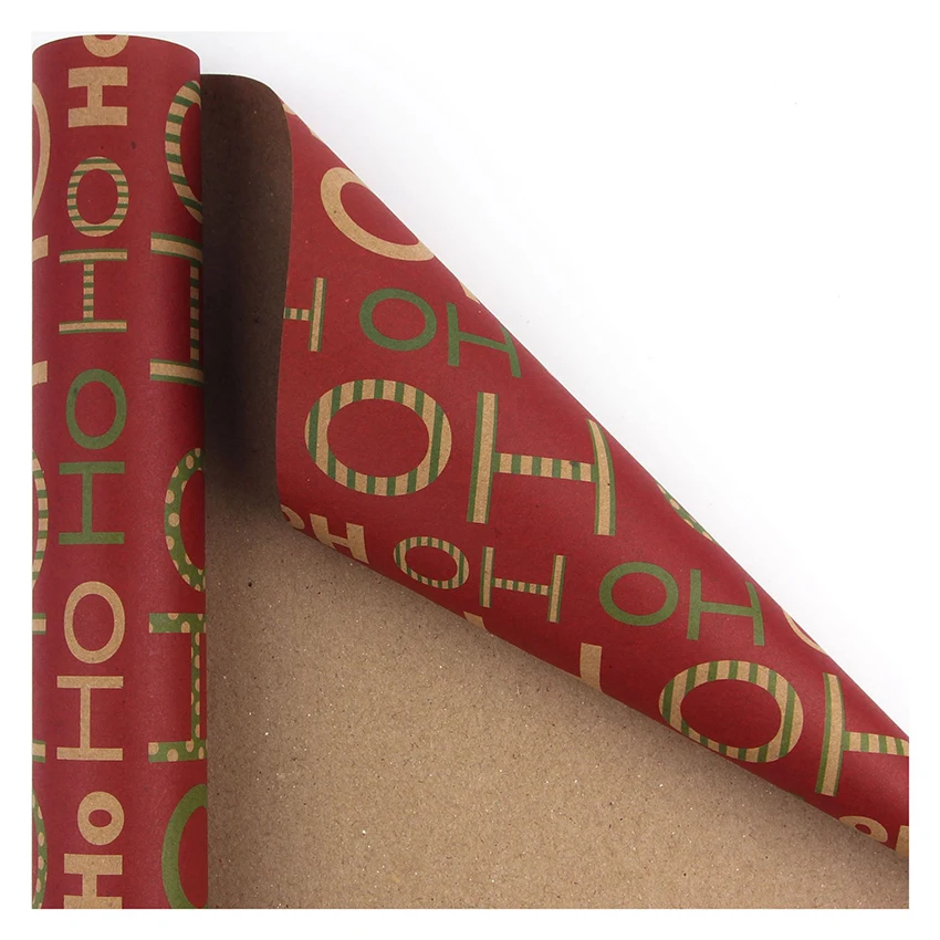 Happy Birthday Wrapping Paper For Unisex,50*70cm Kraft Brown Recycled Gift Wrapping Paper For All Celebrate Occation