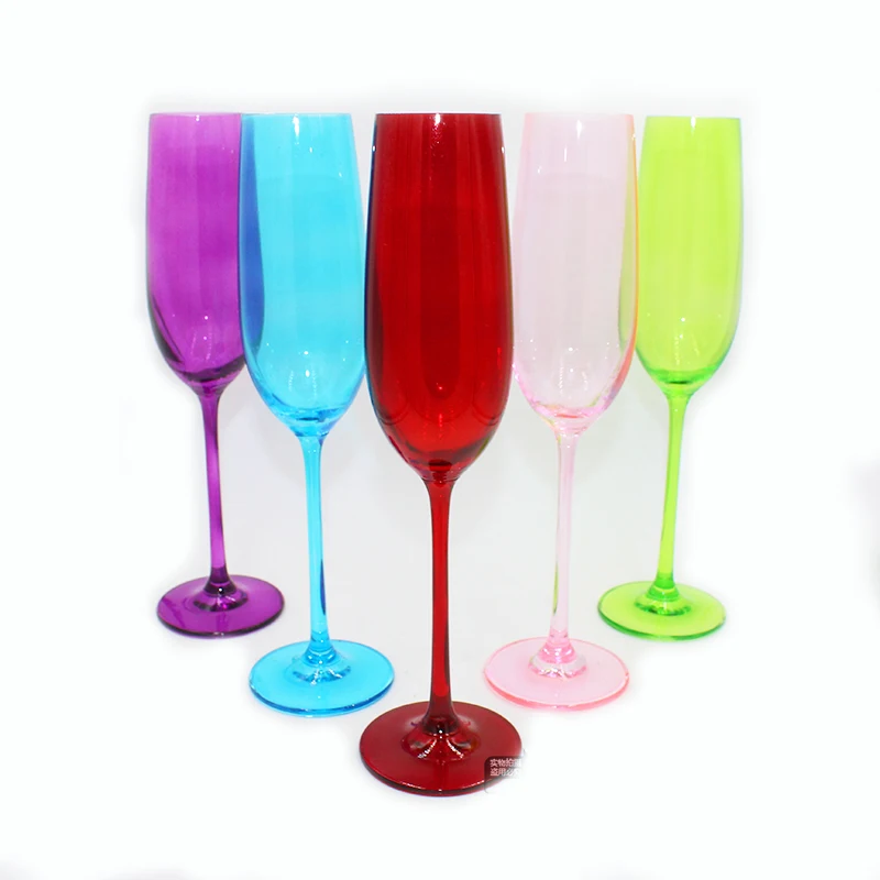 Crystal glass home decoration wine glass color goblet black goblet wine with red wine glass Champagne Cup