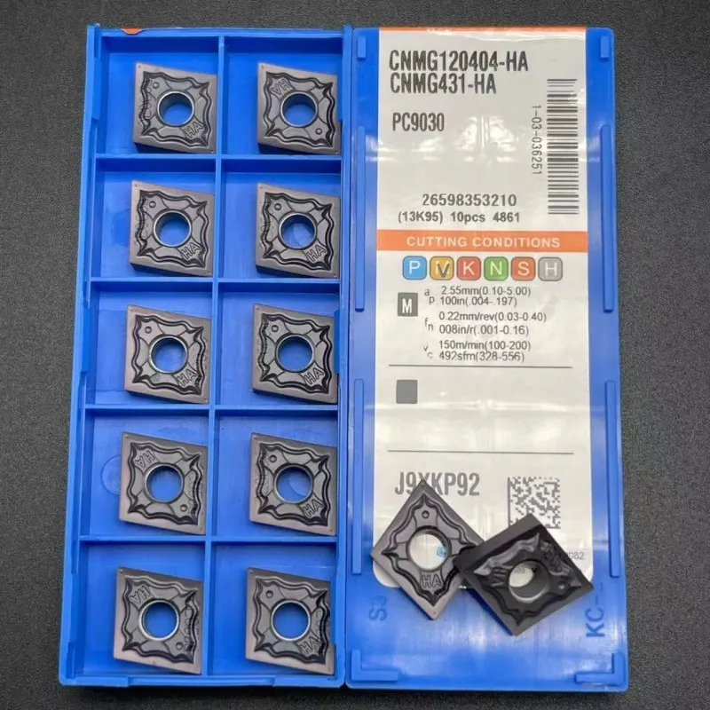 CNMG120404 CNMG120408 HA PC9030 dreieck wende hartmetall einsätze hohe qualität metall drehen werkzeuge drehmaschine werkzeuge drehen werkzeuge
