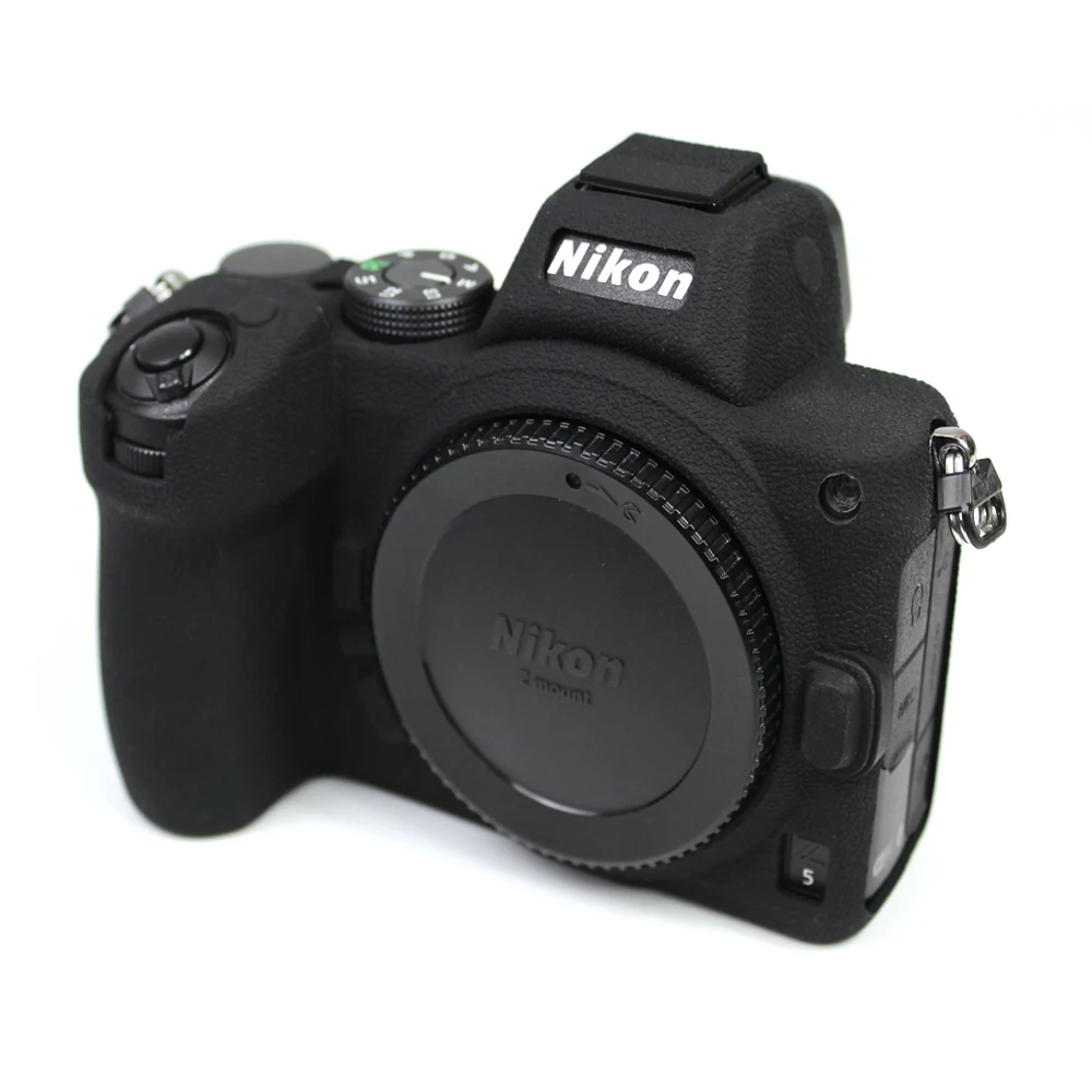 

Мягкий силиконовый чехол для камеры Nikon Z5, красивый защитный чехол для корпуса с открывающейся рамкой для аккумулятора, аксессуары для Nikon Z5