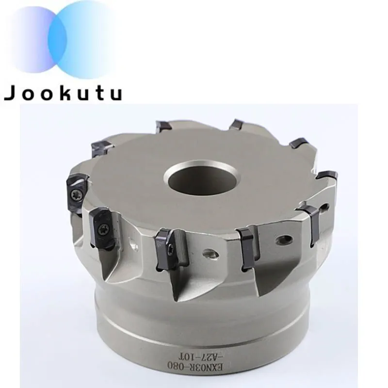 

EXN03R High Speed High Feed Face Milling Cutter 6/8/9/10 EXN03R-040-A16-6T EXN03R-050-A22-8T Teeth Excluding The Inserts