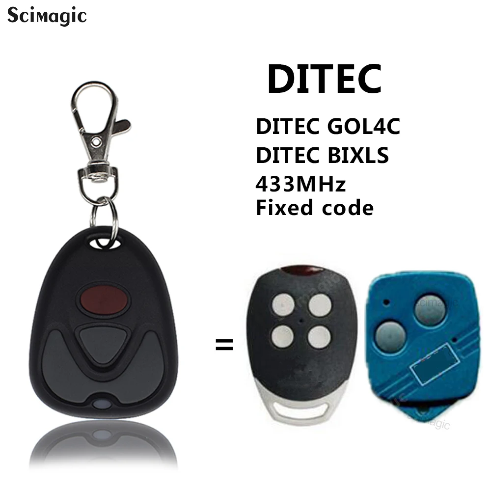 特別提供! Ditec gol4c ditec bixlsゲートガレージリモートコントロールクローン433mhz keyfobo