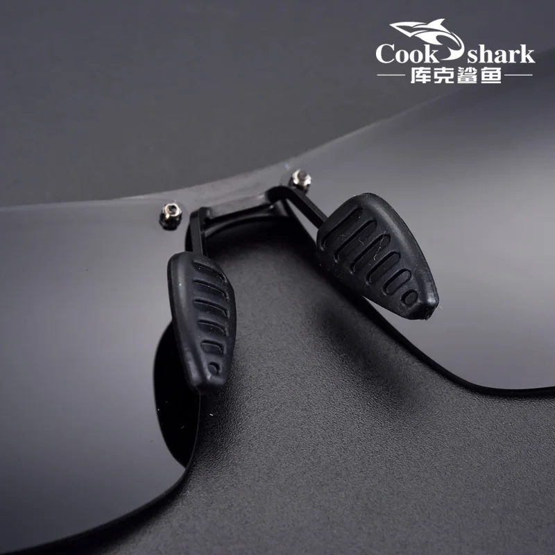 Cook Shark's new polarized sunglasses men's glasses hipster sunglasses men's drivers drive UV protection