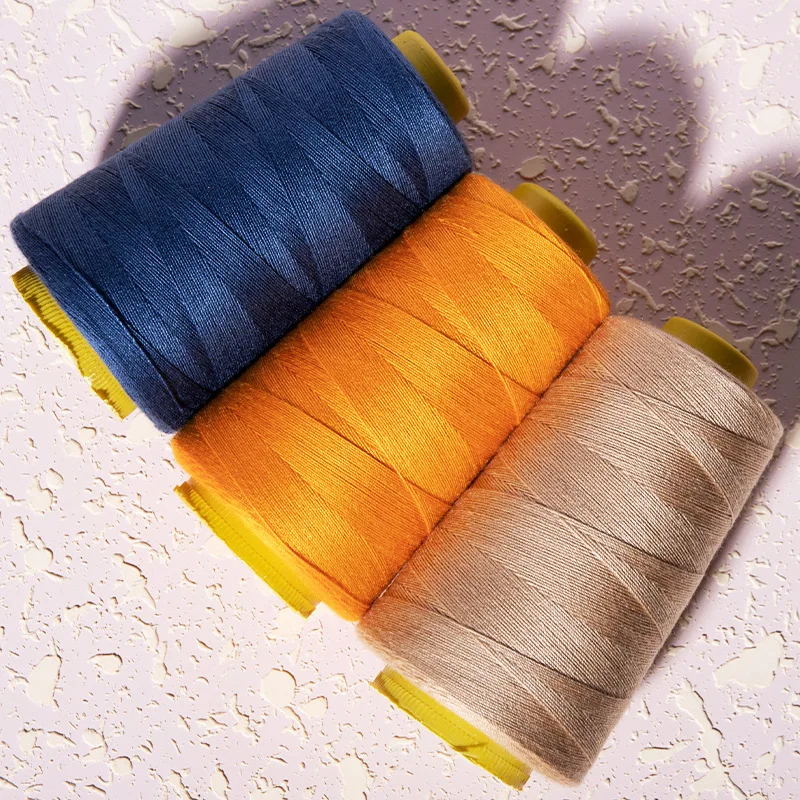 20s/3 Polyester Sewing Thread Jeans Thread Hand Stitching Canvas Coarse Cloth Denim Thread Sewing Machine Thread 3000yards