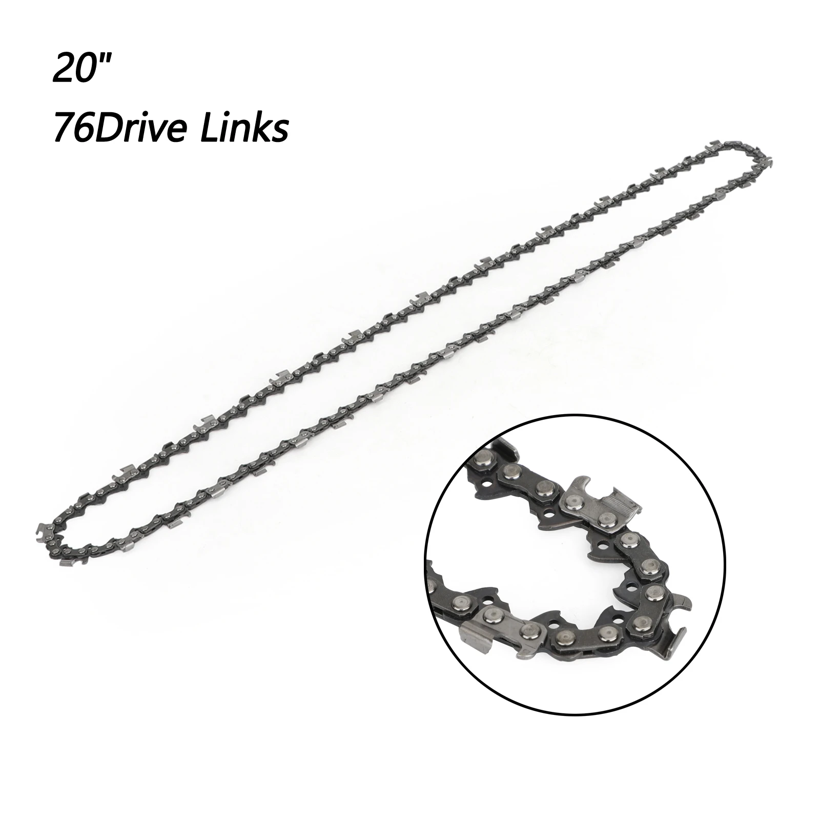 Areyourshop 20 inch Chainsaw Saw Chain 325 pitch 058 gauge 76DL  76 Drive Links Electrical Tools Accessories For Cutting Lumber