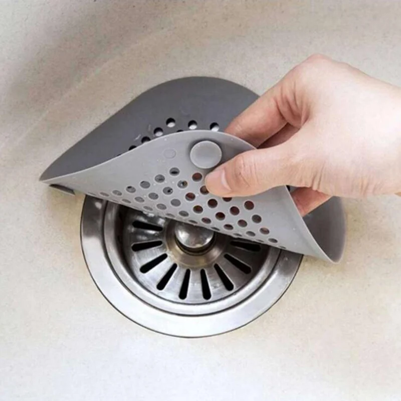 

Shower Drain Silicone Kitchen Sink Filter Hair Stopper Catcher Filter Bathroom Accessories Bathtub Strainer Sewer Outfall Filter