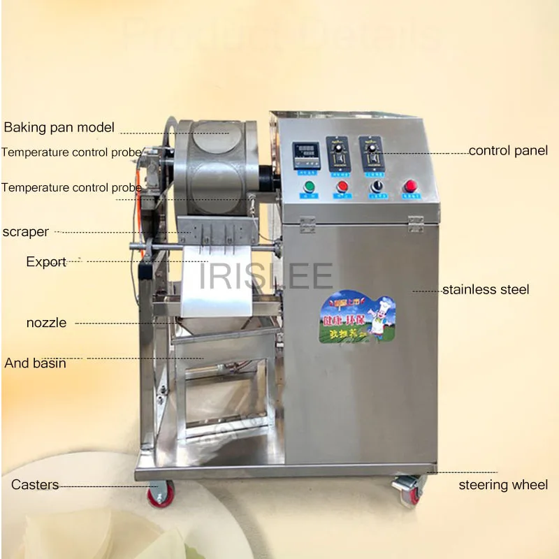 Factory Price Pancake Chapati flat Bread Roti Maker flour Tortilla Qoasted Duck Burrito Making Machine Baking Machine Machinery