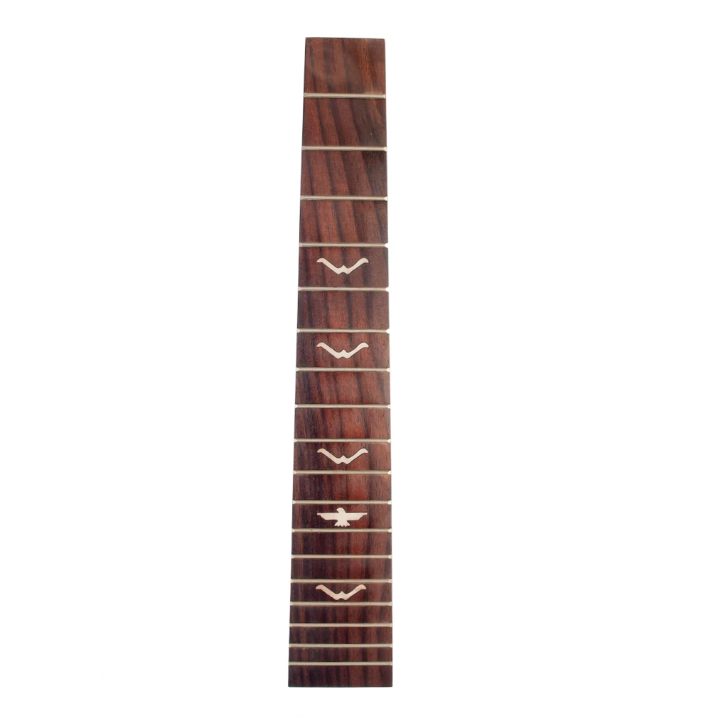 Lommi 26 ''Ukulele Fretboard Palissander Tenor Uke 18 Frets Seagull Patroon Purfling Inlay Diy Onderdelen Voor Hawaii Gitaar