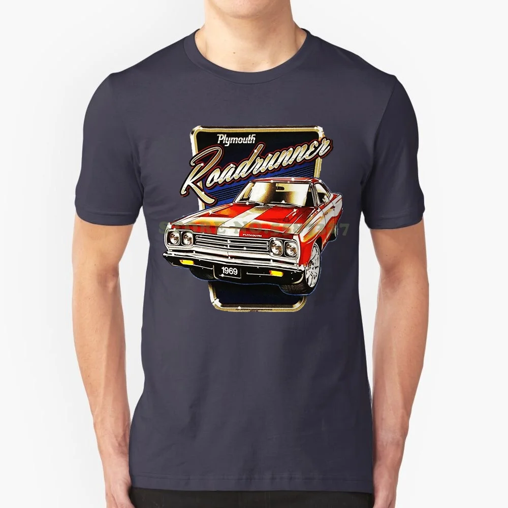 New Man Design T Shirt Print Publiciteez Licensed Classic 1969 Roadrunner T Shirt Big And Tall Too