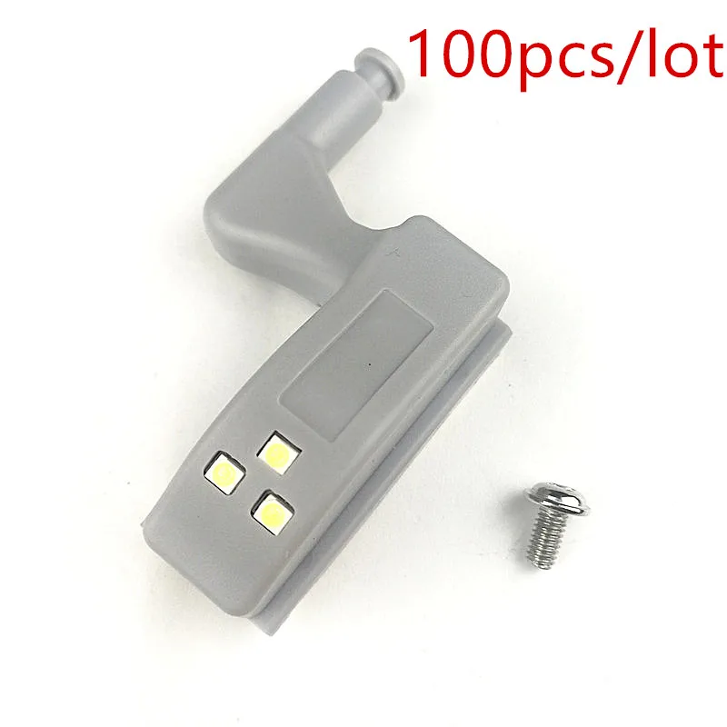 

100pcs/lot Kitchen Bedroom Living room Cabinet Cupboard Closet Wardrobe 0.25W Inner Furniture Hinges LED Sensor Light System