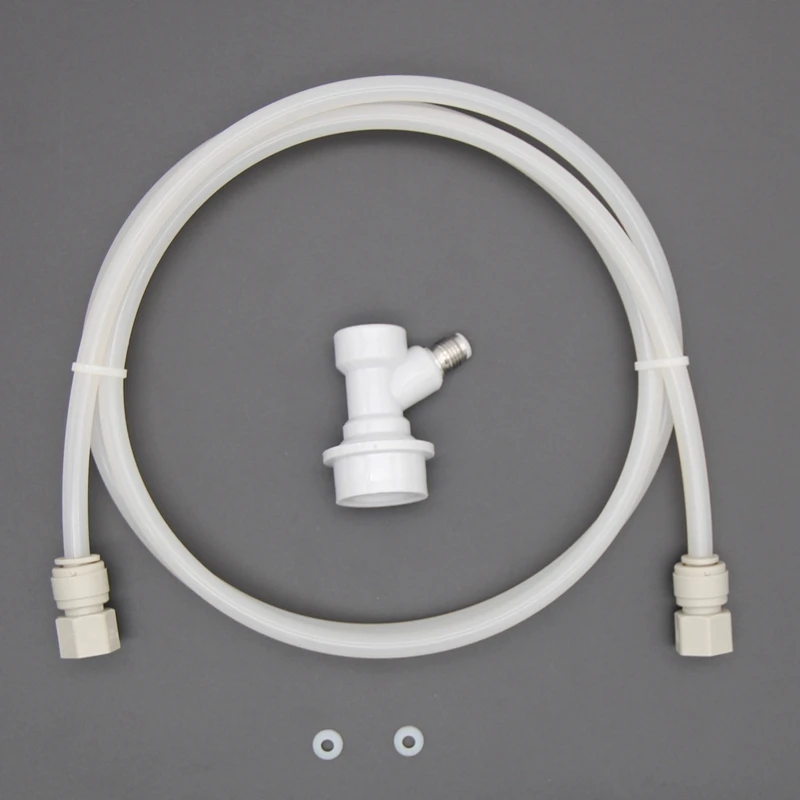 Ball Lock Version Push In Gas Connector Kit 1.5Meter NSF Approve PC Air Line DIY Kegerator and Keezer