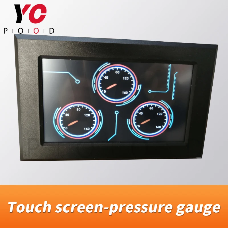 

Escape Room Touch Screen Pressure Gauge Prop,When all three gauges are in correct number,the mag lock will be opened,Escape Prop