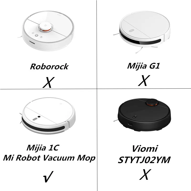 Accessories For Xiaomi Dreame F9 / 1C / STYTJOIZHM / STYTJ0IZHM / STYTJO1ZHM Robot Vacuum Cleaner (Mop + Brush + Filter)