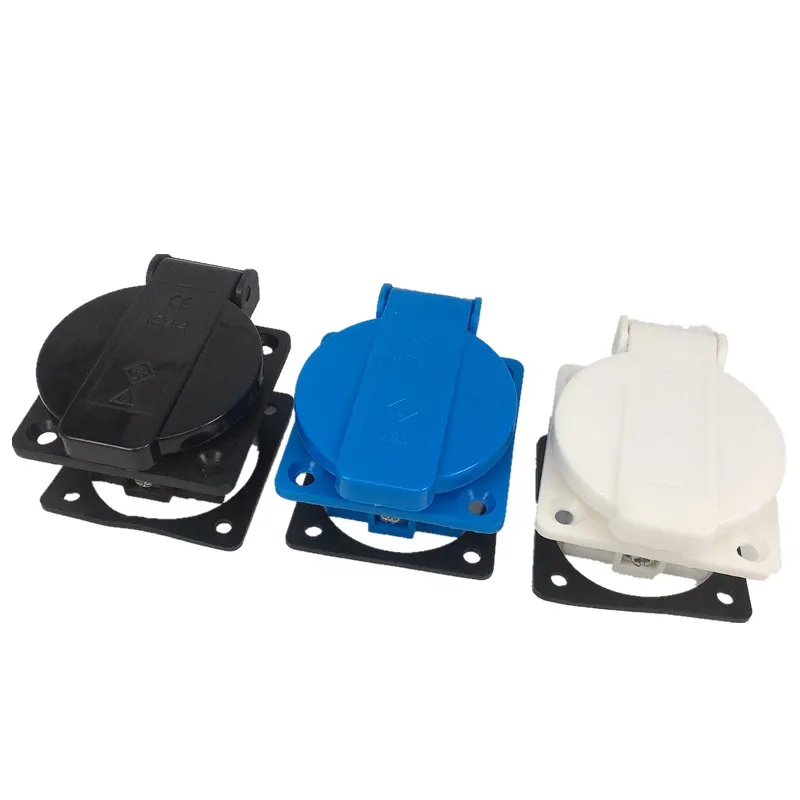 Швейцарская Водонепроницаемая промышленная розетка IP44, швейцарская розетка переменного тока 10 А, пылезащитный Разъем питания, электрическая розетка с крышкой Швейцарская Водонепроницаемая промышленная розетка IP44, швейцарская розетка переменного тока 10 А, пылезащитный Разъем питания, электрическая розетка с крышкой