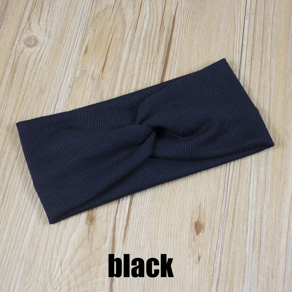 Knitted High Quality Yoga Hair Bands Sport Elastic Headbands 1PCS Sports Yoga Accessory Dance Biker Wide Headband Stretch Ribbon