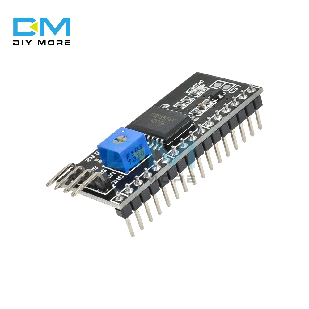 PCF8574T IIC I2C TWI SPI Serial Interface Board for Arduino 1604 2004 LCD1602 Adapter Converter Module