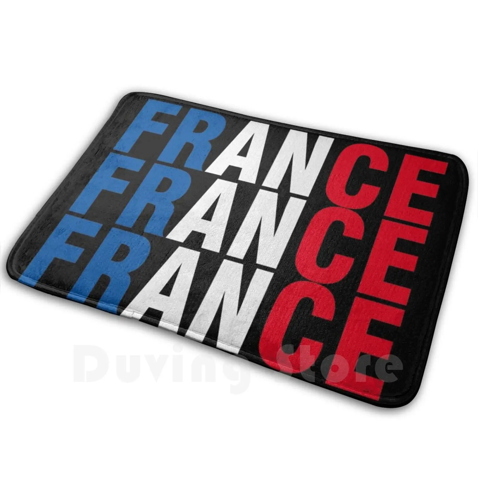 Vive La Francia-alfombra antideslizante para dormitorio, Francia, París, Francia, beso francés, divertida bandera francesa, viaje