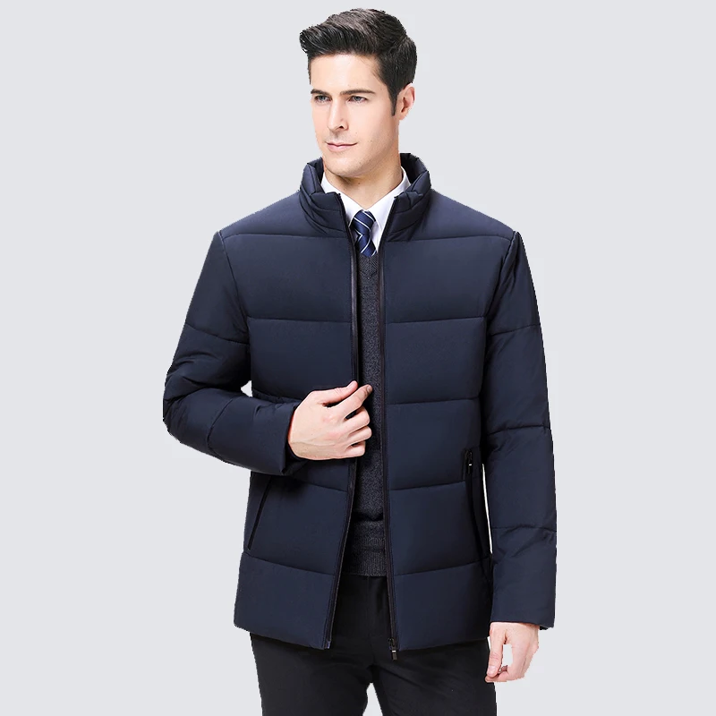 

Warm Stand Collar Outerwear Brand Parkas Newest White Duck Down Men Winter Down Jackets Quality Thick Coats