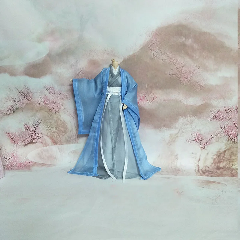 Boneca 1/6 ou escala 1/4 1/3, roupas bjd, fantasia antiga hanfu para bjd/sd ob27 yosd msd ssdf, acessórios fortes para tio c0255