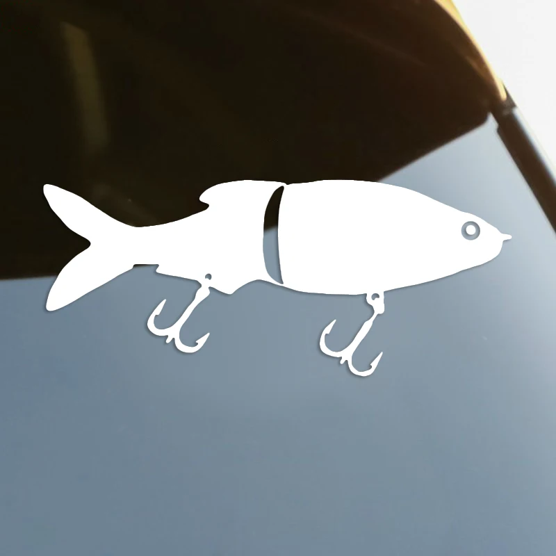 

Fishing Lure Die-Cut Vinyl Decal Car Sticker Waterproof Auto Decors on Car Body Bumper Rear Window Laptop #S60164