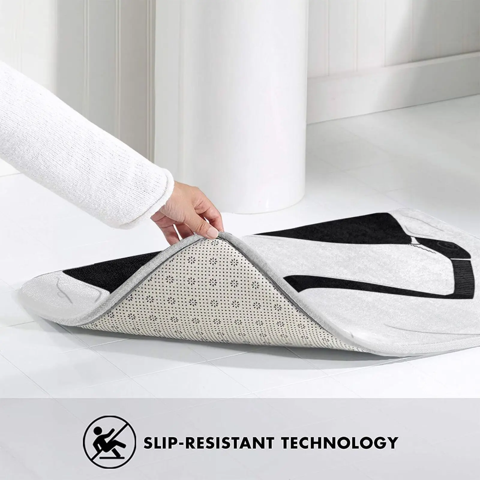 سجادة الخيال العلمي # 8 سجادة ناعمة غير قابلة للانزلاق وسادة سجادة جندي الجانب المظلم الطلب النهائي خوذة السجاد الطلب الأول #4