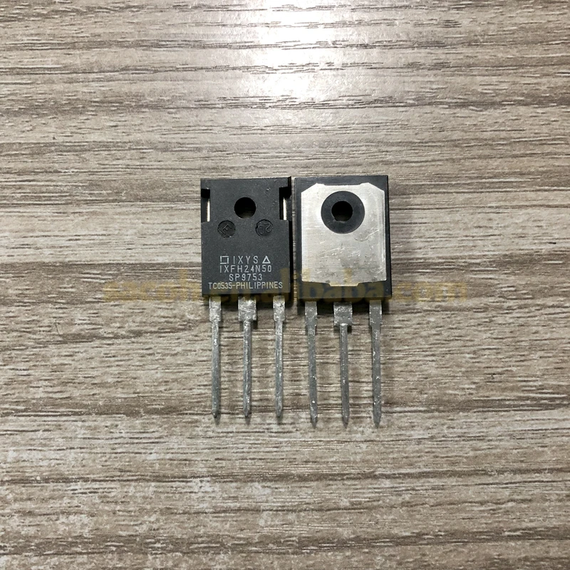 

Refurbished Original 10Pcs/Lot IXFH24N50 IXFH24N50Q 24N50 OR IXTH24N50 IXTH24N50Q IXTH24N50L TO-247 24A 500V Single Power MOSFET