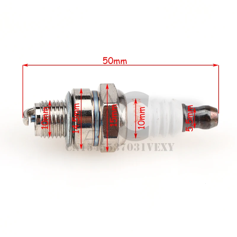 Motorcycle CM6A spark plug is suitable for 4-stroke 50cc 110cc 125cc 150cc dirt pit bike off-road scooter off-road kart