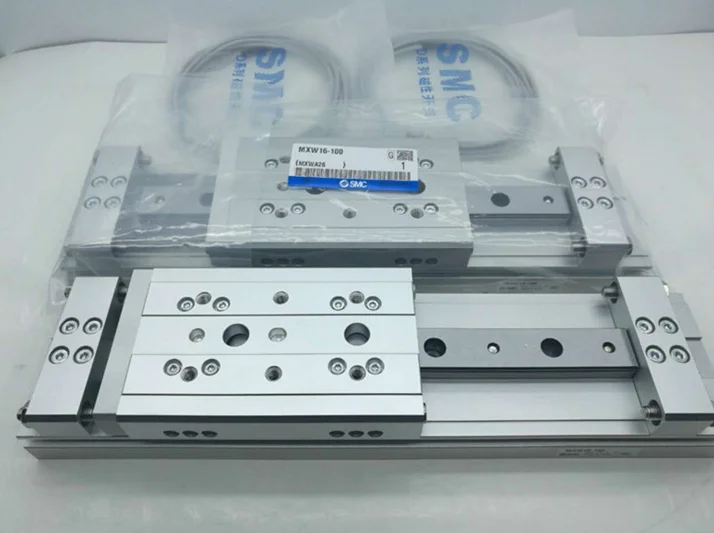 

Пневматический цилиндр-слайдер серии MXW (MXW8-25, MXW8-50, MXW8-75, MXW12-150, MXW16-75-100-125)