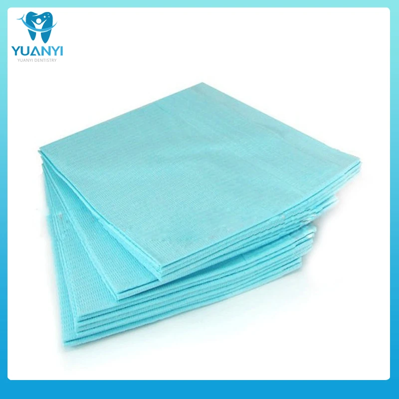 125pcs/Bag Dentist Oral Hygiene Disposable Water-resistant Scarf Neckerchief Towels Lacing Bibs Medical Paper Scarf Tattoo Bib