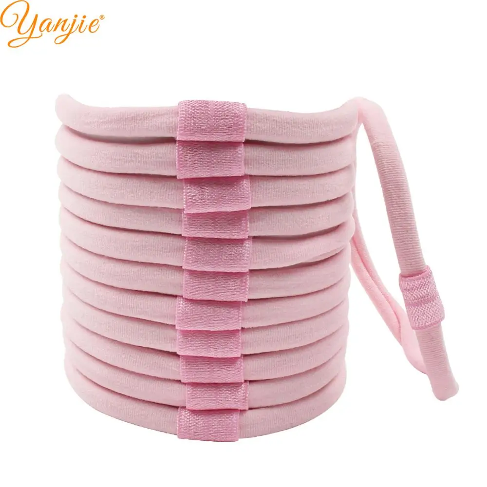 يانجي-عصابة رأس نايلون عملية للفتيات ، رباط شعر ناعم قابل للتبديل ، إكسسوارات شعر ذاتية الصنع ، أغطية رأس ، 12 + + + #2