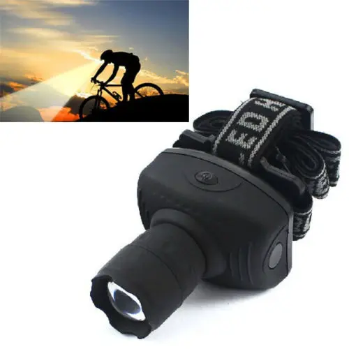 8000LM LED Headlamp Zoomable 3 Modes Headlight Waterproof Head Torch Head Flashlight Camping Head Lamp