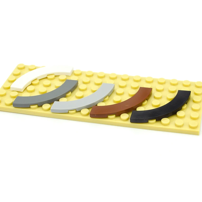50 Stück MOC glatte Bausteine, 4x4 gebogene Fliesen, runde Ecken, Bausteine, Enlighten Bricks Spielzeug, kompatibel mit 27507 – Detail 3