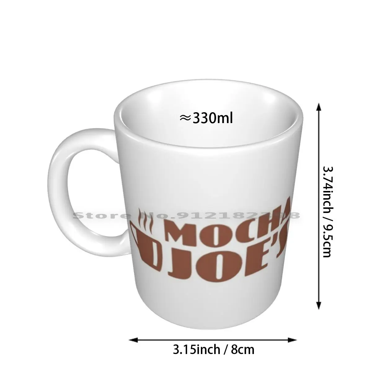 Mocha Joe's Ceramic Mugs Coffee Cups Milk Tea Mug Curb Your Enthusiasm Curb Mocha Joe Mocha Joes Larry David Creative Trending