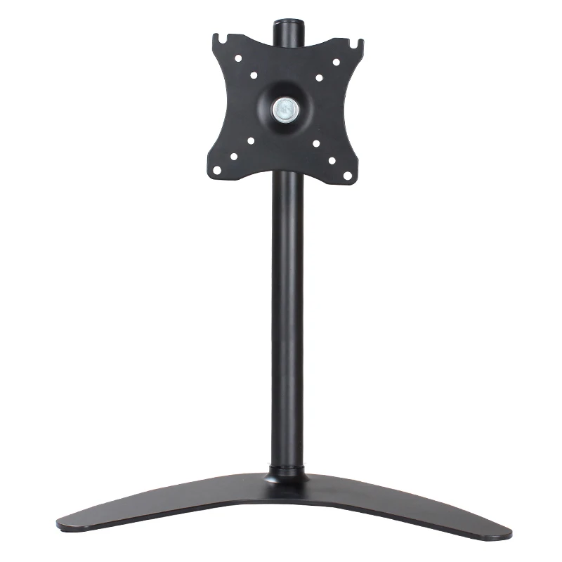 

HILLPORT Monitor Desktop Arm Bracket Single Screen Mount Supports 14-27 inch TV Stand Base PC Tilt Rotating VESA 75/100mm DZ22