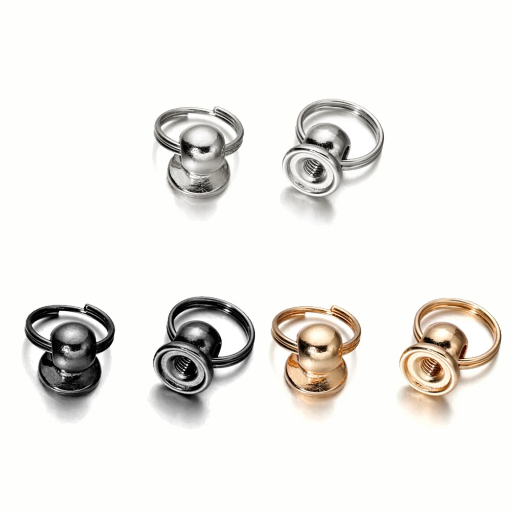 

5Pcs Ring Nail Phone Case Link Ring Nail Mobile Phone Case Connectors Decoration For DIY Jewelry Making Handmade Accessories