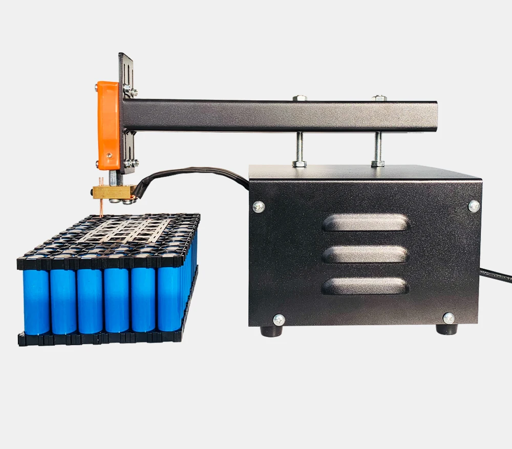 Máquina de soldadura por puntos de JST-IIS, alta potencia, 3KW, uso para baterías de litio 18650, paquete de soldadura por puntos, máquina soldadora