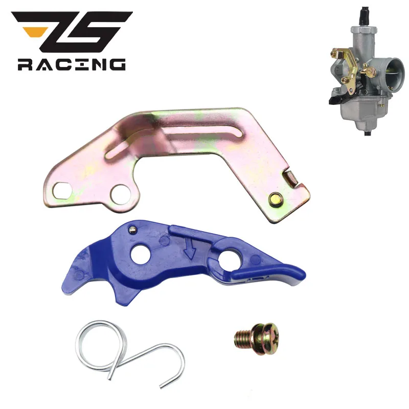 ZS Racing Motorcycle Carburetor Auto Manual Handle Choke Starter Switch For Keihin PZ26/27/30/32mm Carb Starter Valve Set