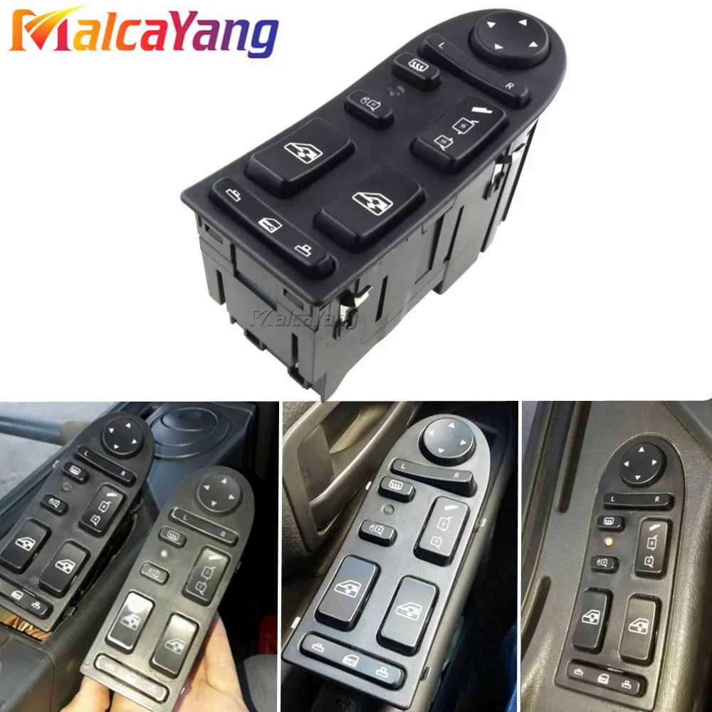 

Car Power Window Lifter Switch Button Front Left Driving Side 81258067045 For MAN TGA TGX 81258067098 901-104-002 901104002