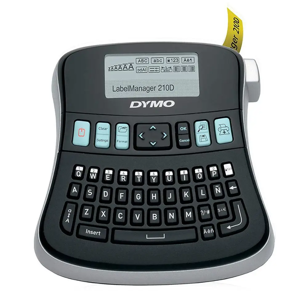 Dymo Label Manager LM-210D Label Printers for Dymo D1 6/9/12mm Label Tapes Handheld Label Maker LM-210D Dymo Label Printer