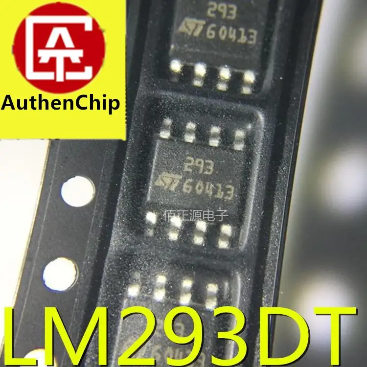 10 peças 100% original novo em estoque lm293 lm293dr lm293dt smd sop-8 comparador de tensão